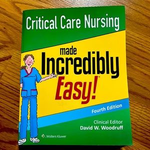 Critical care nursing made easy book.
